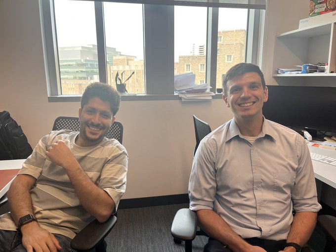 Welcome to our new postdocs: Arash and Justen!